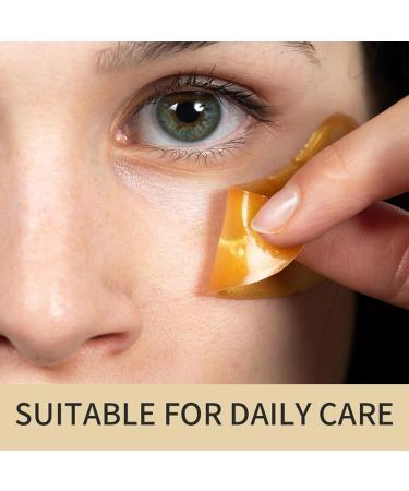 Shop Golden Under Eye Patches for Dark Circles - 30 Pairs Gel Collagen Masks for Puffy Eyes Moisturizing Eye Care Ideal for Travel - Buy Online on GoSupps.com