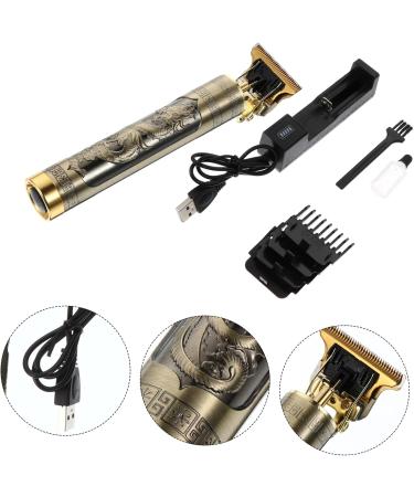 minkissy Electric Clippers Electric Trimmer Rechargeable Lint Shaver Cordless Hair Trimmer Hair Mustache Trimmer Hair Cutting Tool Hair Cutting Comb Aluminum Alloy Golden Clipper for Barber - Buy Online on GoSupps.com