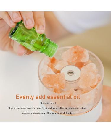 Essential Oil Diffuser | Aromatherapy & Humidifier | 2-in-1 LED Night Light with Pink Salt Crystal for Bedrooms & Living Rooms - Buy Online on GoSupps.com