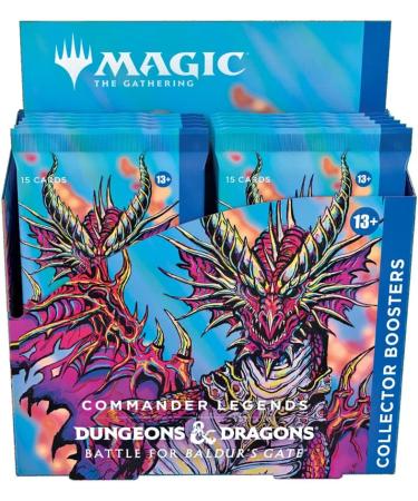 Magic The Gathering Commander Legends Battle for Baldurs Gate Collector Booster Box | 12 Packs - 180 Magic Cards - Buy Online on GoSupps.com