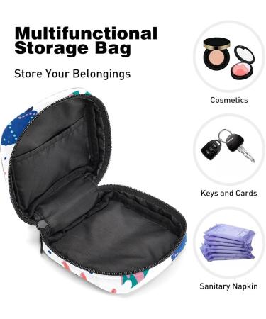 Buy Women's Bonds Storage Pockets Stillpad Keeper Coral & Sea Pattern Portable Period Kit Bag for Girls | Best Feminine Product Bag - Buy Online on GoSupps.com