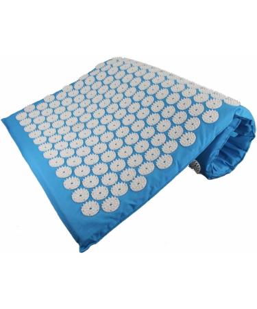 Acupressure Massage Mat 80x51 cm (Blue) - Relaxation & Pain Relief | Premium Nail Mat for Body and Mind - Buy Online on GoSupps.com