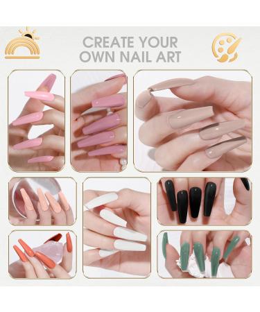 VOXURY 12Pcs Nude Pink Wine Gel Nail Polish Set | Long Lasting Classic Colors | Soak Off LED/UV Nail Lamp | 0.20 Fl Oz (Pack of 12) - Buy Online on GoSupps.com
