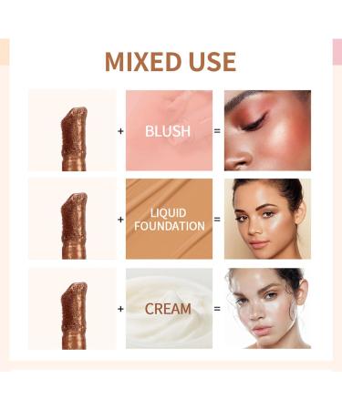 Liquid Luminizer Stick Silky Formula Liquid Highlighter Shimmering Long Lasting Brighten 7.5ml for Face for Eyes - Buy Online on GoSupps.com