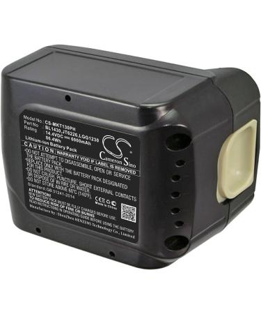 Replacement Battery for Makita XAD01Z XAD02Z XAG03M/Z - 6000mAh 14.4V Compatibility - International Shipping Available - Buy Online on GoSupps.com