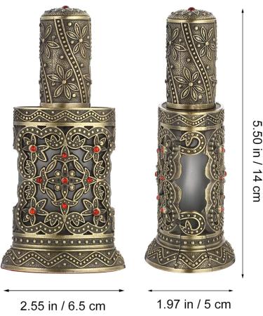 Perfume Bottle Aromatherapy Bottle Fragrance Containers Spray Essential Oil Container Vintage Glass Bottle Makeup Mister Men Ornaments Composite Material Travel Pure Dew - Buy Online on GoSupps.com