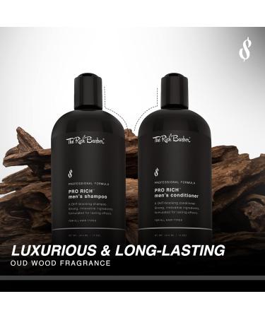 Rich Barber Pro Conditioner - DHT Blocker for Thinning Hair | Natural Oud Fragrance | Men's Hair Care 14oz - Buy Online on GoSupps.com