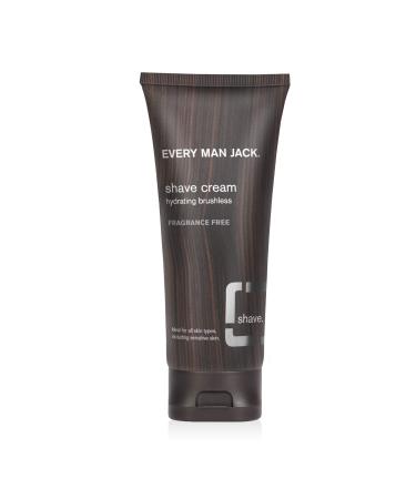 Every Man Jack Shave Cream Sensitive Skin Fragrance-free, 6.7 Oz Fragrance Free