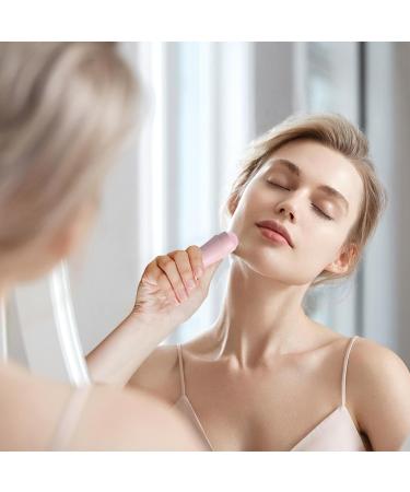 Jade Face Roller Puffiness Reducing Roller Facial Roller Skincare Roller Cat Claw Facial Skin Massager Roller Jade Stone Skin Care Tool Relaxing Jade Roller for Skin Pink - Buy Online on GoSupps.com