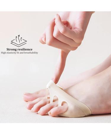 Forefoot Pads Honeycomb Fabric - High Heel Toe Pads for Women | 3 Pairs in Skin Green & Purple - Summer Comfort - Buy Online on GoSupps.com