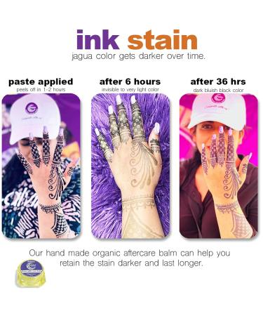 Jagua Tattoo Kit: Waterproof Semi Permanent Black Ink Gel for Skin Art - 2 Tubes, Jagua Pens for Fake Freckles & Temporary Tattoos - Skin Safe Markers with Organic Jagua Juice - Buy Online on GoSupps.com