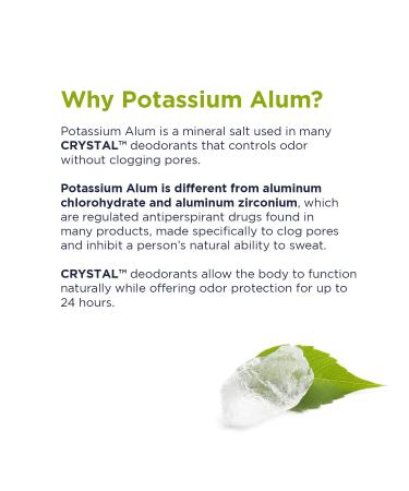 Crystal Deodorant 3 Pack - Mineral Roll-On Vegan Deodorant, Unscented 2.25 fl. oz - Buy Online on GoSupps.com