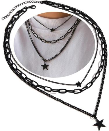 Stylish Oralgos Pentastar Necklace for Women - Versatile Alloy Collarbone Chain Jewelry - Buy Online on GoSupps.com
