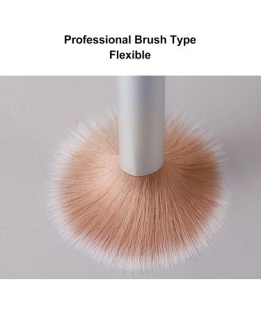 15 Pieces Tapered Blusher Brush Ergonomic Rounded Handle High Density Cheek Makeup Brush Bronzing Powder Brush - Buy Online on GoSupps.com