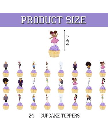 The Proud Family Cake Toppers 25 Pcs The Proud Family Cupcake Toppers Birthday Cake Topper Party Supplies Theme Party Decorations Supplies Cartoon Party Supplie - Buy Online on GoSupps.com