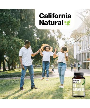 California Natural Wild Oregano Oil Vegetarian Soft Capsules - 100 Vegetarian Capsules, 70% Carvacrol - Immune & Digestive Support for Gut Health - Herbal 90 Count - Buy Online on GoSupps.com