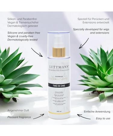 Luttmann Co KG Natural Hair care set shampoo + balm + Two in One Spray each 200 ml intensive care for all human hair wigs hairpieces extensions and own hair - Buy Online on GoSupps.com