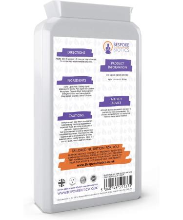 Opti-Lip 300mg Alpha Lipoic Acid- Super Antioxidant for Liver, Skin, Brain, Sugar Control | UK Made | GMP Standard | 120 Caps - Buy Online on GoSupps.com