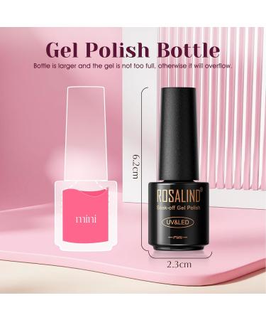 ROSALIND Gel Nail Polish Kit - 48W UV Light 60 Colors Base & Top Coats - DIY Nail Art Starter Set for Christmas - Buy Online on GoSupps.com