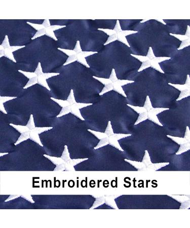 Yafeco U.S. 50 Star Sewn Boat Flag Set | Ensign Yacht Boat Ensign with Sewn Stripes | 12x18 inch - Buy Online on GoSupps.com