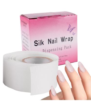 Fovolat Silk Wraps for Nails | Protector Adhesive Nail Wrap Strong Nail Protector Tool for Home Use and Salon
