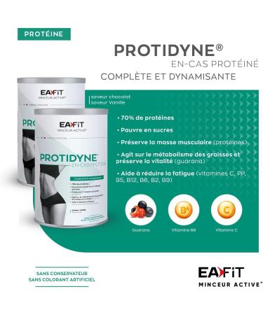 EAFIT Protydine In-Case Protein Ideal for the slimming process with muscle mass maintenance Proteins Vitality Fat Burning Vanilla 320g - Buy Online on GoSupps.com