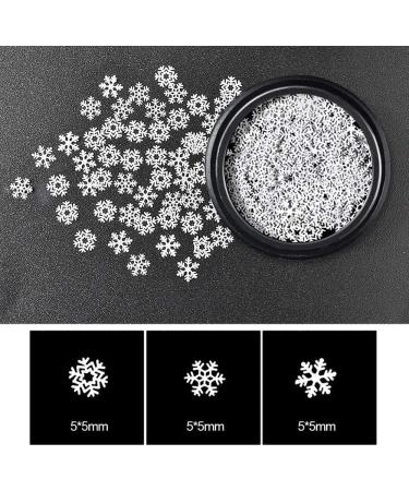 Jeenuuder Nails Decorations 1Box Snowflake Shaped Dazzling Nail Sticker Nails Art Decoration - Buy Online on GoSupps.com