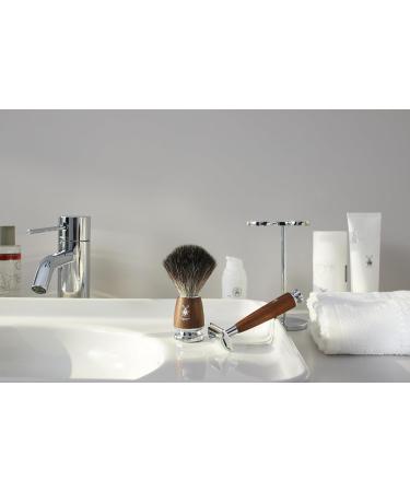 M HLE Rytmo 8-Piece Shaving Set - Chrome-Plated Razor Brush Stand Soap & Aftershave | Premium International Shipping - Buy Online on GoSupps.com