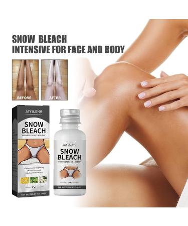 Snow Bleach Cream - Skin Bleaching & Underarm Whitening for Private Parts (2oz) | Effective Skin Corrector for Intimate Areas - Buy Online on GoSupps.com