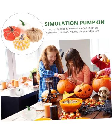 Garneck 24 Pcs Foamy White Pumpkin Halloween Decoration Halloween Prop Pumpkin Decorations Fake Pumpkin Simulation Pumpkin Halloween Pumpkin Photography Prop Artificial Supplies Whitex4pcs 8.5x7.5cmx4pcs - Buy Online on GoSupps.com