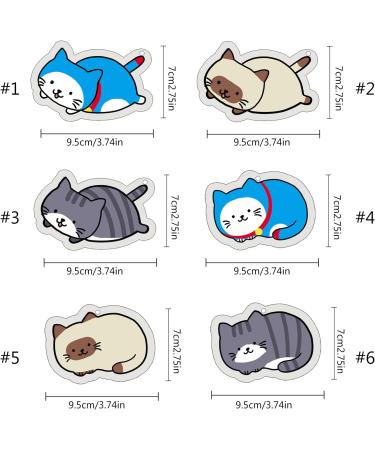 Kitchen Scrub Sponges Cat-Shape Cleaning Sponge Dishwashing Scrubber Non-Scratch Multi-Use Sponges for Dishes Pots Pans Multi-color - Buy Online on GoSupps.com