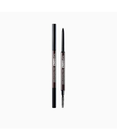 Kiss New York Professional Fine Precision Brow Pencil (Deep Dark Brown) KBPP5 - Deep Dark Brown - Buy Online on GoSupps.com