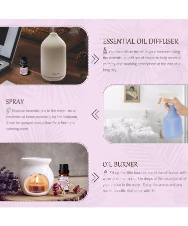 SALKING Essential Oils Set - 100% Pure Aromatherapy Gift for Diffusers - Lavender, Rose, Jasmine, Cherry Blossom, Gardenia, Chamomile - 6 x 10 ML - Buy Online on GoSupps.com