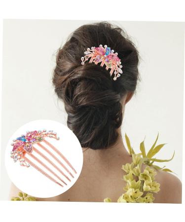 Beatifufu Rhinestone Hair Accessories Hairpin Hair Accessories for Women Wedding Hair Comb Rhinestone Hair Comb Hair Comb Clips Women Hair Accessories Women Headdress Flower Hair Comb - Buy Online on GoSupps.com