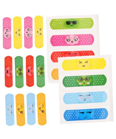 Beaupretty 40pcs Children's Travel Adhesive Cartoon Band Cartoon Adhesive Travel Strip Convenient Strip Accessory Lovely Adhesive