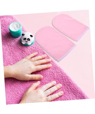 De Bain De Paraffine Hydratants Pour Mains Mitaines De Spa Confortables Rose Avec Bords Blancs - Buy Online on GoSupps.com