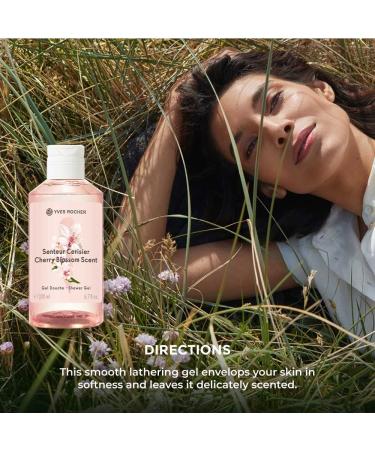 Yves Rocher Cherry Blossom Shower Gel 200ml - Floral Scented Body Wash for Radiant Skin - International Shipping Available - Buy Online on GoSupps.com