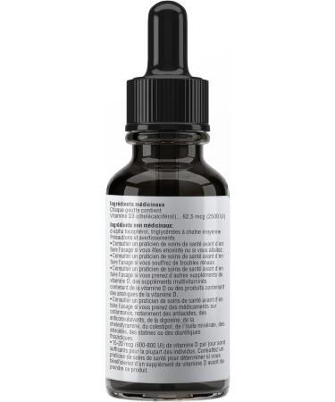 Maxion 2 Pack Vitamin D3 Liquid Drops 2500 IU 1100 Drops Helps with the Development of Bones and Teeth and to Support the Immune System No Preservatives Non-GMO Allergy-friendly 30 mL - Buy Online on GoSupps.com