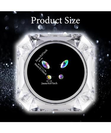Burfy 4PCs Tooth Crystal Decorations - Colorful Tartar Gems for DIY Nail & Teeth Beauty | International Shipping - Buy Online on GoSupps.com