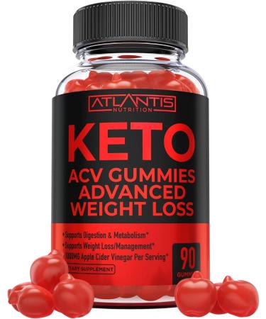 Atlantis Nutrition Testosterone Booster 60 Gummies + Keto Apple Cider Vinegar 90 Gummies - Buy Online on GoSupps.com