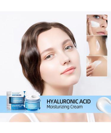 Buy Hyaluronic Acid Moisturizing Cream | Lightweight Non-Greasy Hydration for Dry Skin - 50g - Buy Online on GoSupps.com