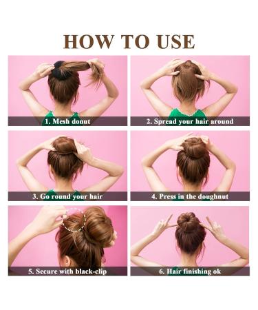 Bekecidi 7-Piece Hair Styling Set: U-Shape Hairpins Donut Makers & Accessories for Women & Kids - Perfect for Weddings & Special Occasions - Buy Online on GoSupps.com