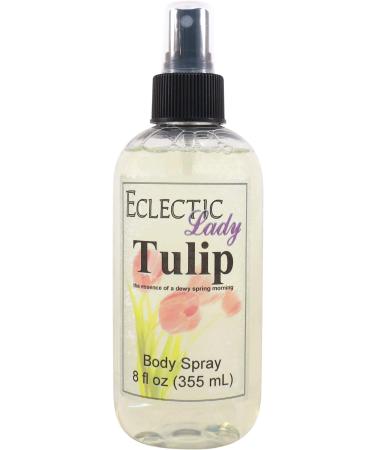 Tulip Body Spray 8 ounces Body Mist for Women with Clean Light & Gentle Fragrance Long Lasting Perfume with Comforting Scent for Men & Women Cologne with Soft Subtle Aroma For Daily Use 8 Fluid Ounces