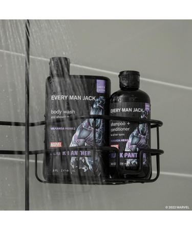 Every Man Jack Black Panther Bath and Body Gift Set for Men | Body Wash Shampoo & Deodorant | Clean Ingredients - Buy Online on GoSupps.com