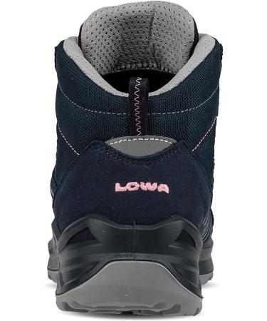 LOWA ZIRROX GTX MID JUNIOR 33 EU Navy Rose Boots | Durable Waterproof Kids Footwear for Outdoor Adventures - Buy Online on GoSupps.com