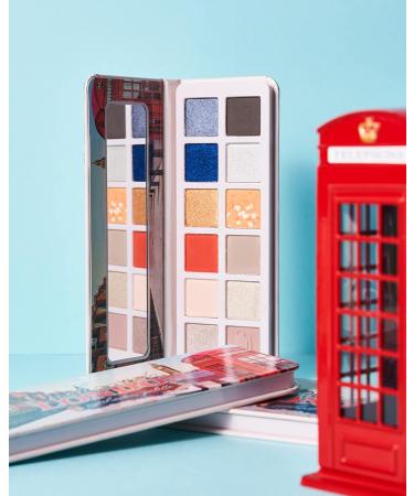 Buy Essence London Eyeshadow Palette | 12 Pigmented Matte & Metallic Shades | Vegan & Cruelty-Free International Shipping - Buy Online on GoSupps.com