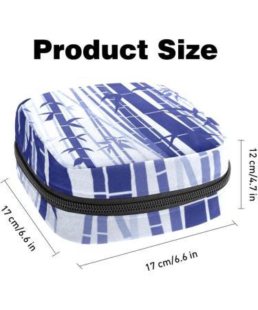 Shop Eco-Friendly Bamboo Scene Women's Binding Storage Bag - Large Menstrual Cup Cylinder Pocket with Zip for Period Inserts Panty Liners & Tampons - Multi-Colored - Buy Online on GoSupps.com