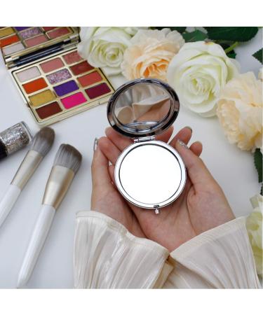 COFOZA 1973 50th Birthday Compact Mirror - Rose Gold Stainless Steel Makeup Mirror for Women - Ideal Gift for Mom, Wife - Inspirational Behind You All Your Memories Design - Buy Online on GoSupps.com