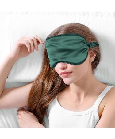 EXCEART Silk Sleep Mask Set - Comfortable Eye Patch & Hair Tie for Travel | Satin Eye Cover & Blindfold for Sleeping - Buy Online on GoSupps.com
