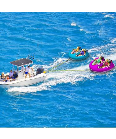 SELEWARE Heavy Duty Boat Tow Harness with Stainless Steel Quick Connector - Yellow - Buy Online on GoSupps.com